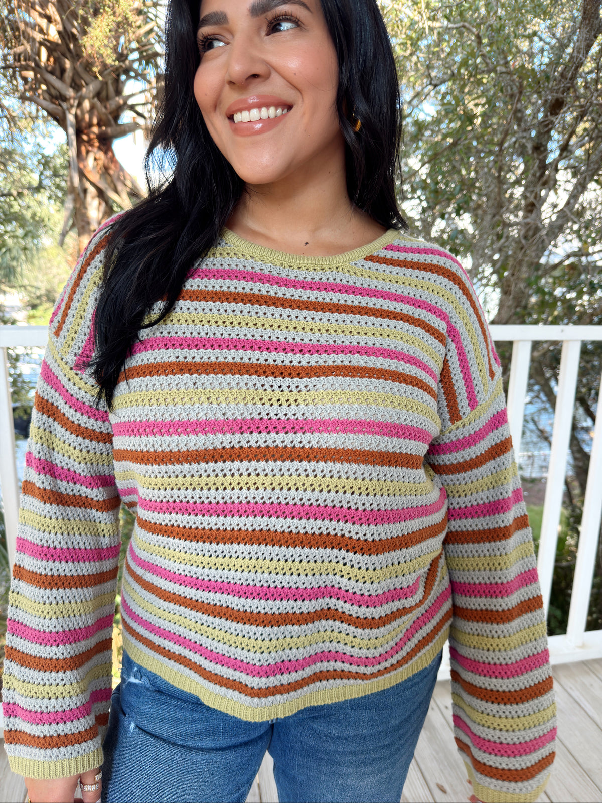 THE ORCHID OLIVE SWEATER