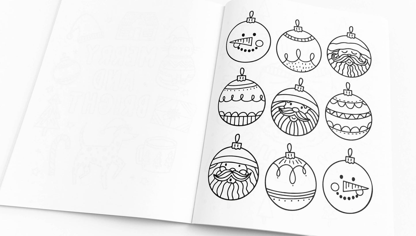 HOLIDAY COLORING BOOK
