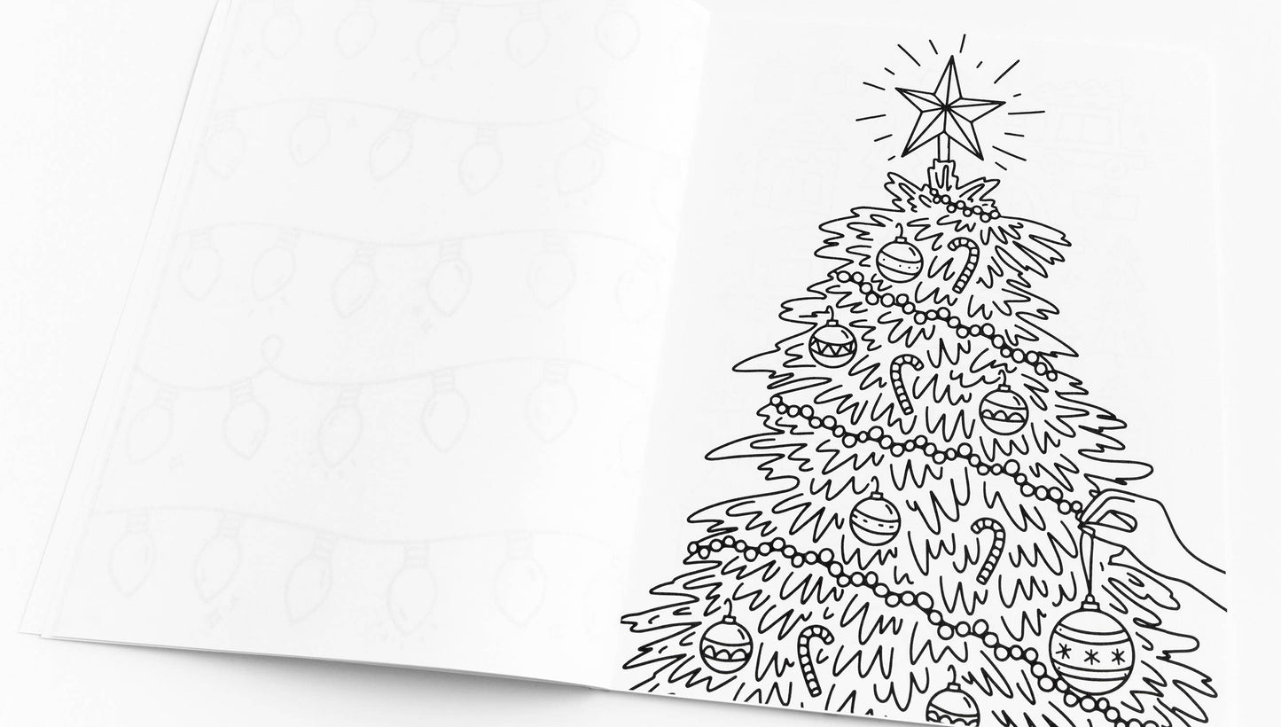 HOLIDAY COLORING BOOK