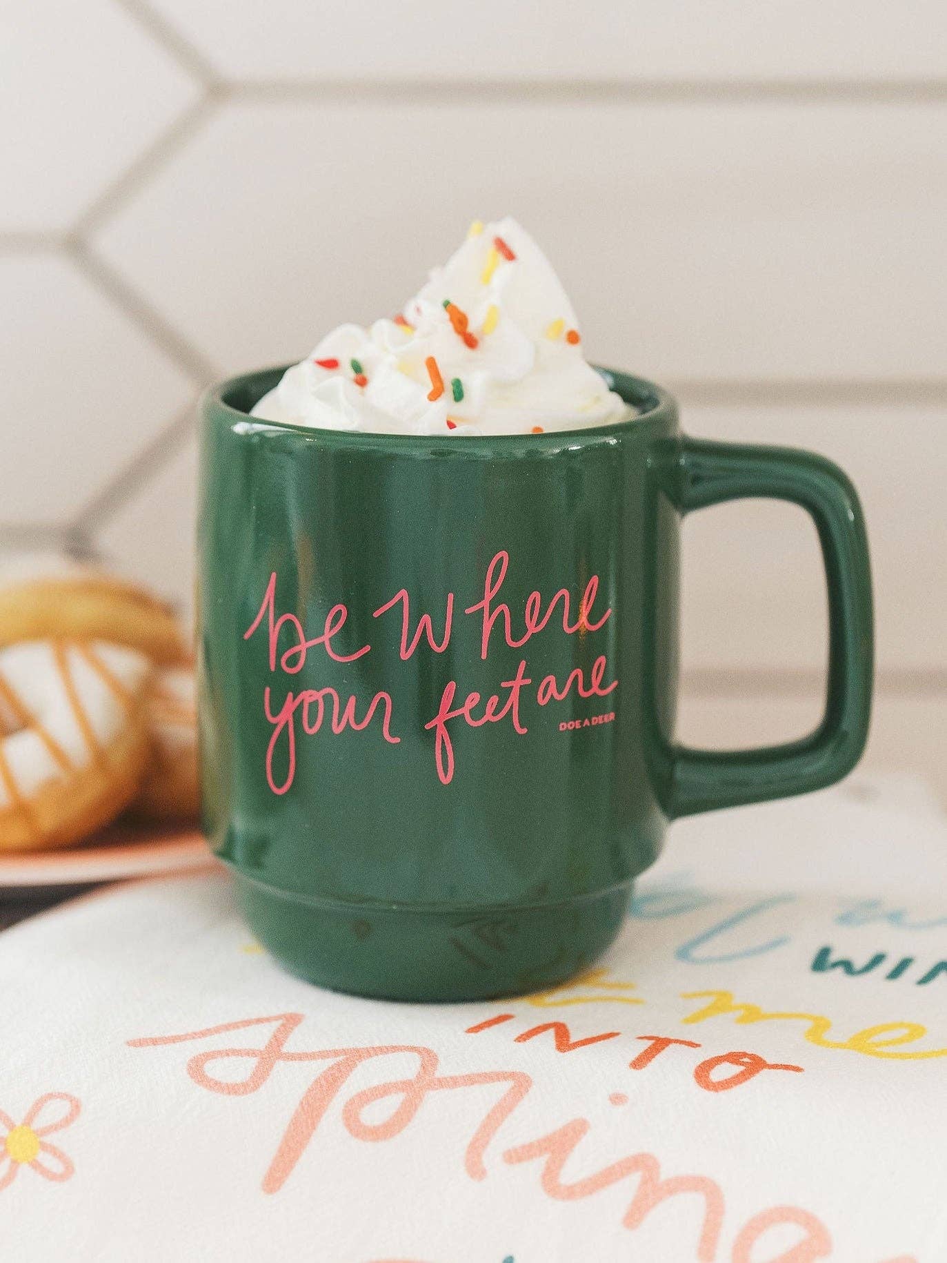 BE WHERE YOUR FEET ARE | MUG